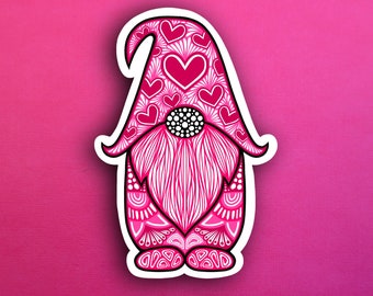 Love Gnome Sticker (WATERPROOF)