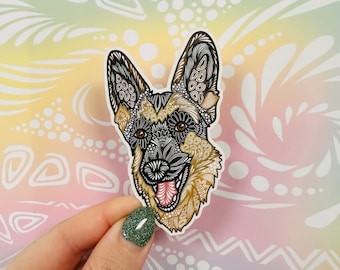 Misprinted Bruno the Dog Sticker (WATERPROOF)