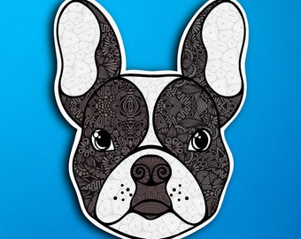 French Bulldog Dog Sticker (WATERPROOF)