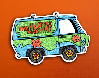 The Mystery Machine Sticker (WATERPROOF)