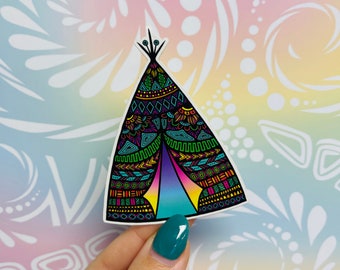 Misprinted Tee Pee Sticker (WATERPROOF)