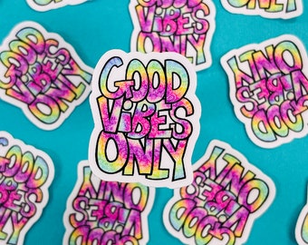 Mini Good Vibes Sticker (WATERPROOF)