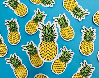 Mini New Pineapple Sticker (WATERPROOF)