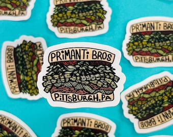 Mini Primanti Bros Sticker (WATERPROOF)