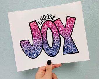 Choose Joy Print