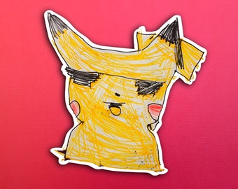 Eli’s Cool Pikachu Sticker (WATERPROOF)