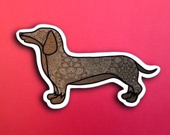 Dachshund Dog Sticker (WATERPROOF)