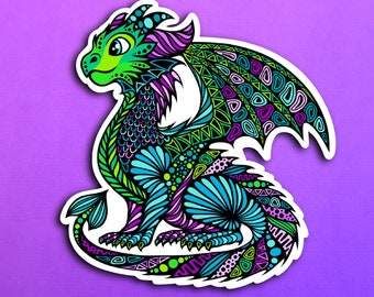 Drake the Dragon Sticker (WATERPROOF)