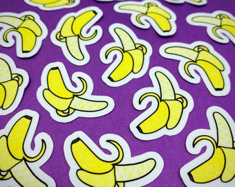 Mini Banana Sticker (WATERPROOF)