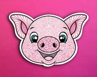 Pig Sticker (WATERPROOF)