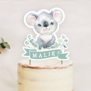 Koala Cake Topper Smash Cake, First Birthday 