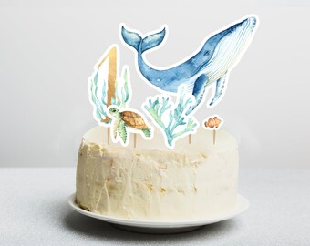 Under The Sea Cake Topper Etsy Under The Sea Cake Topper Etsy
