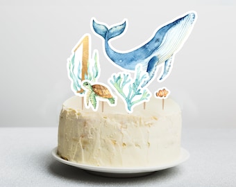 Under The Sea Cake Topper Etsy