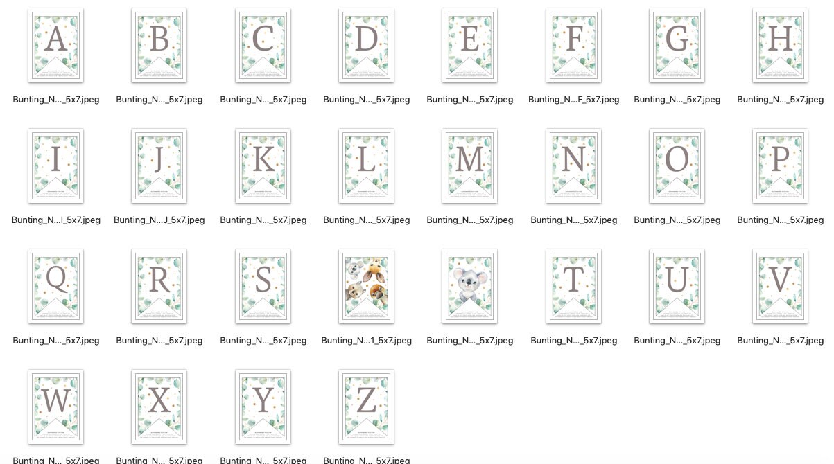 Australian Animals Bunting INSTANT DOWNLOAD Printable Pennant - Etsy ...
