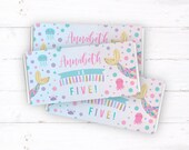 Mermaid Chocolate Wrapper, PRINTABLE, Girl's Under The Sea Party Theme, 1st First Birthday Ocean Animal Decor, Favor Thank You Gift, MM2
