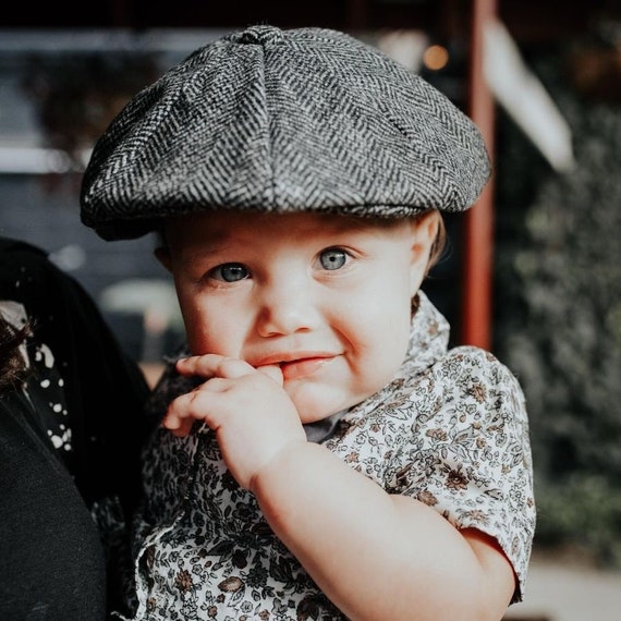 nachtmerrie vlot roze Newsboy Cap for Baby Boy Peaky Blinders Kids 100% Wool - Etsy België