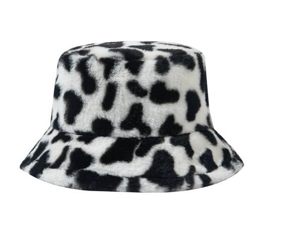 Funky Fluffy Faux Fur Dalmatian Print 