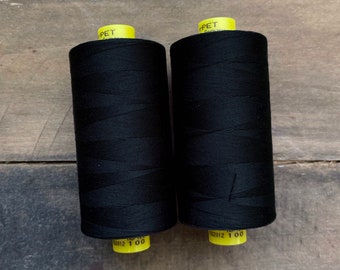 Recycled Polyester Thread Gutermann Mara 100 rPet Black