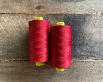 Recycled Polyester Thread Gutermann Mara 100 rPet Red (new)