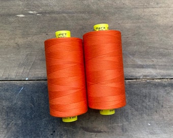 Recycled Polyester Thread Gutermann Mara 100 rPet Orange