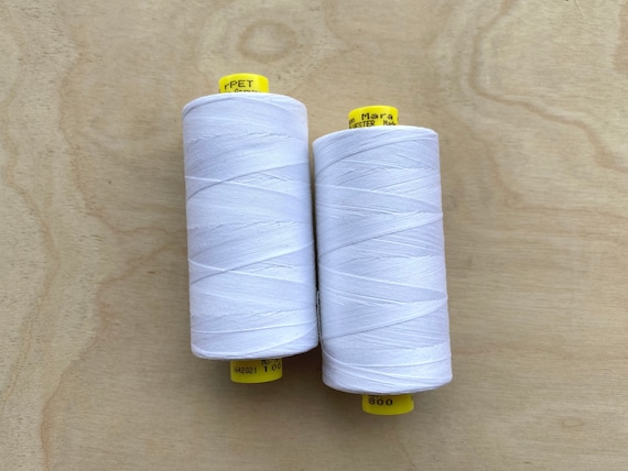 Recycled Polyester Thread Gutermann Mara 100 rPet White