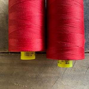Recycled Polyester Thread Gutermann Mara 100 rPet Red (new) afbeelding 3