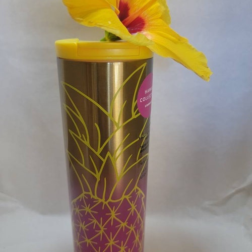 Starbucks Hawaii Exclusive Pineapple Studded Tumbler Etsy