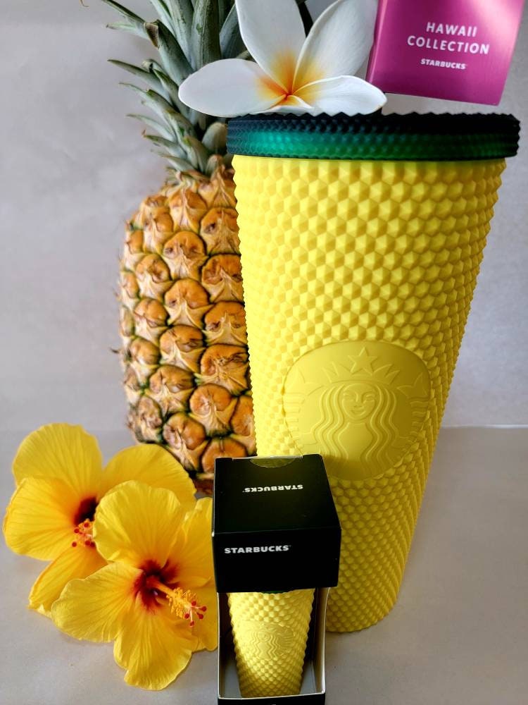 Hawaii exclusives, love the pineapple theme. : r/starbucks