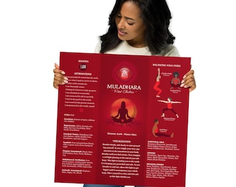 Root Chakra Balancing Poster Chart - 87