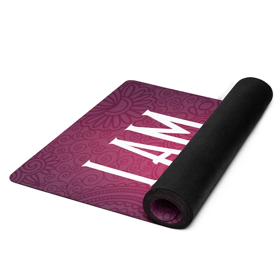 I AM Positive Affirmations Yoga Mat 03 Etsy