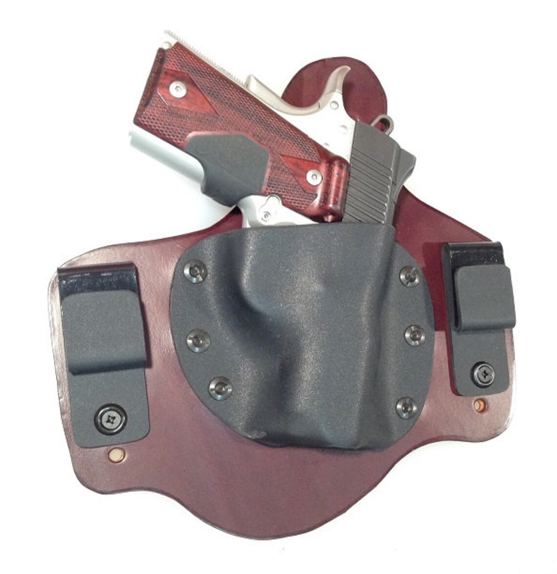 IWB Hybrid Leather & Kydex Holster for Kimber Ultra Carry II Etsy