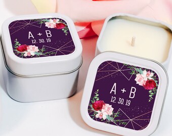 Wedding Candle Favors 12ct Personalized Candle Wedding Favors Personalized Wedding Favors Bulk Candle Favors Wedding Guest Gift Anniversary