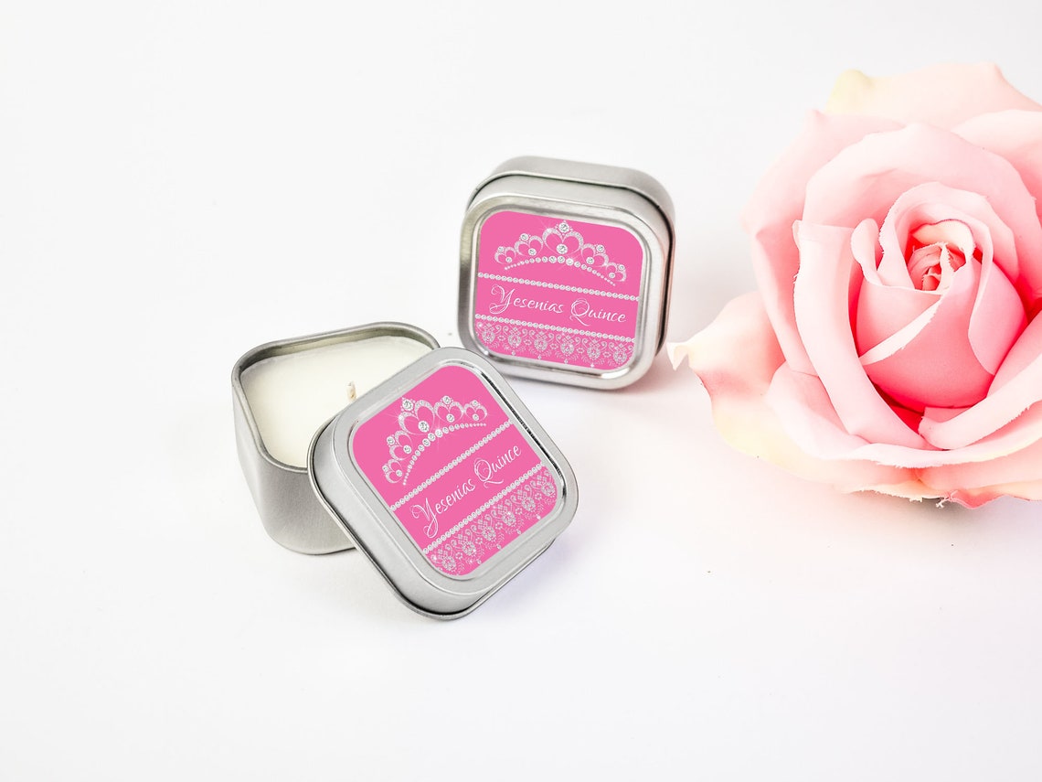 Quinceanera Candle Favors 12ct Quince Candles Sweet 16 Etsy