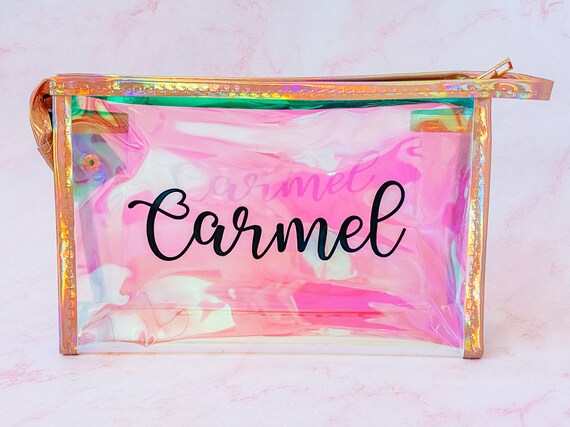 Gift for Mom 1ct Cosmetic Bag Birthday Gift Ideas Gifts for Friends Gifts for Women Holographic Cosmetic Bags & Totes Customized Gift Quince Il_570xn