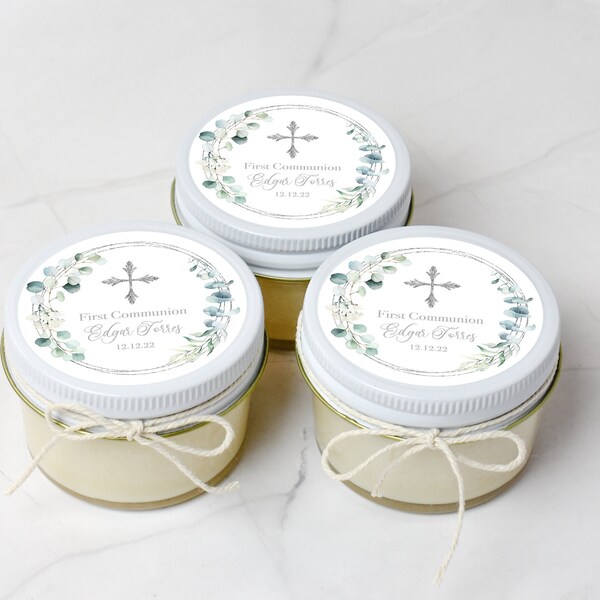 Baptism Candle Favors Etsy