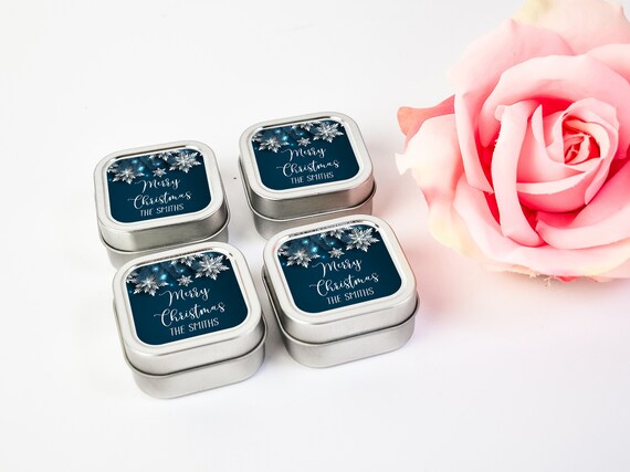 Christmas Candles 12ct Candle Favors, Jingle Bells Candle Favors, Christmas Party Favor Ideas, Premium Soy Candles, Personalized Candles Il_570xn
