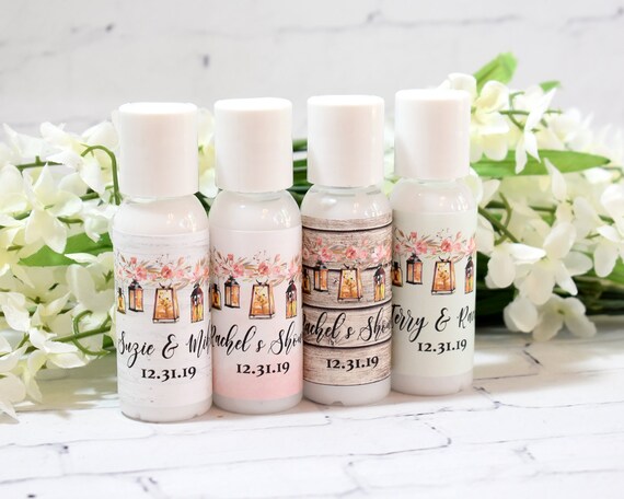 Personalized Baby Shower Favors, Cosmetic Favors, Vintage Hand Sanitizers Favors, Gender Reveal Favor, Hand Gel, Cosmetic Favor, Lotion 12ct Il_570xn