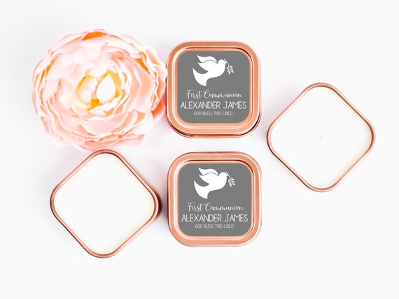First Communion Candle Favors 12ct Baptism Dove Candles, Recuerdos para Primera Comunion, Baptism Favor Ideas, Candles, Baptism Candle Il_570xn