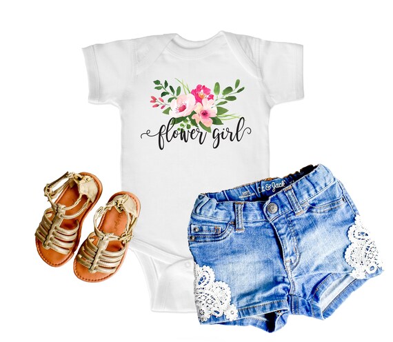 flower girl onesie
