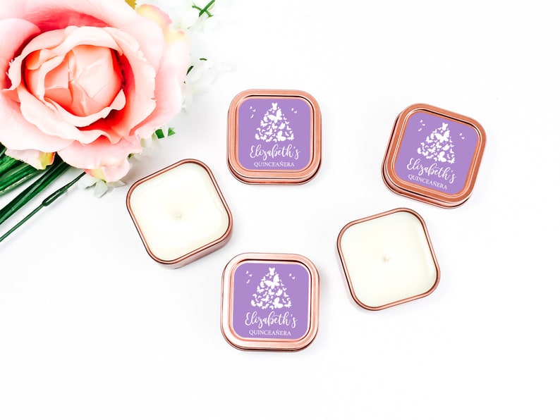 Sweet 16 Candle Favors 12ct Personalized Candles Sweet Etsy