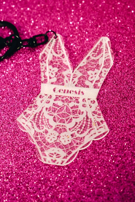 Lingerie Keychain - Lace Lingerie Keychain - Custom Keychain - Clear Acrylic Keychain - Personalized Keychain Gift - Best Friend Gifts Ideas Il_570xn