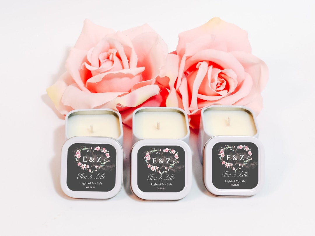 Japanese Cherry Blossom Candles 12ct Cherry Blossom Square Candle