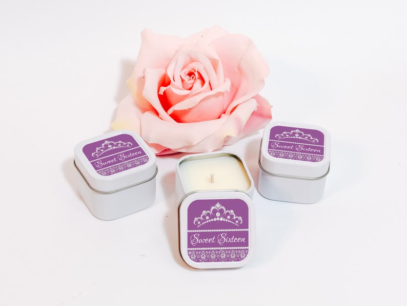 Quinceanera Candle Favors 12ct Quince Candles Sweet 16 Etsy