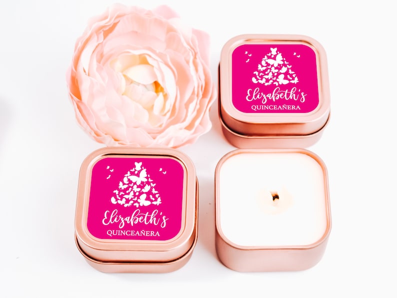 Sweet 16 Candle Favors 12ct Personalized Candles Sweet Etsy