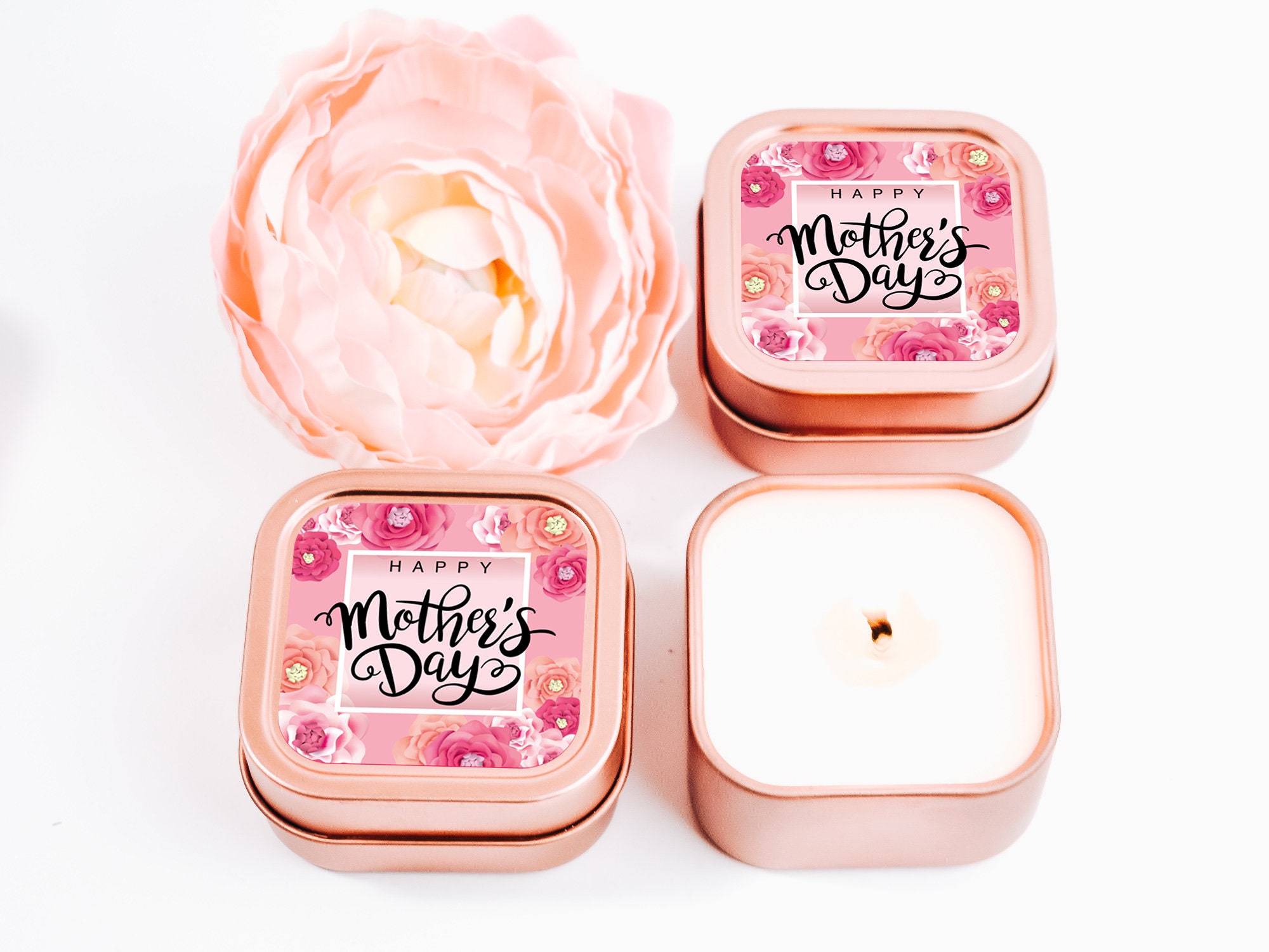 Mothers Day Candles 12ct Custom Candle Gifts Mothers Day Etsy
