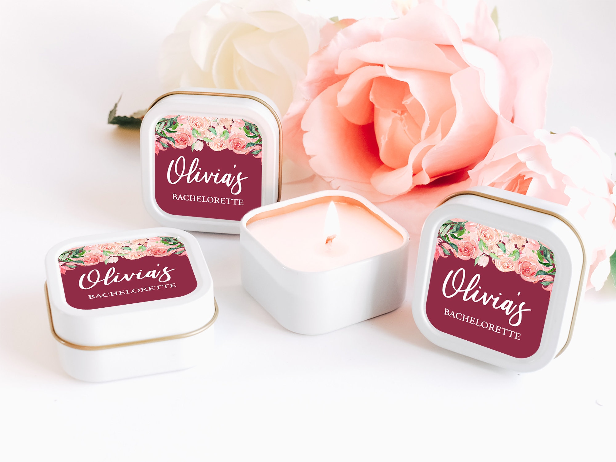 Quinceanera Candle Favors 12ct Personalized Candles Sweet Etsy
