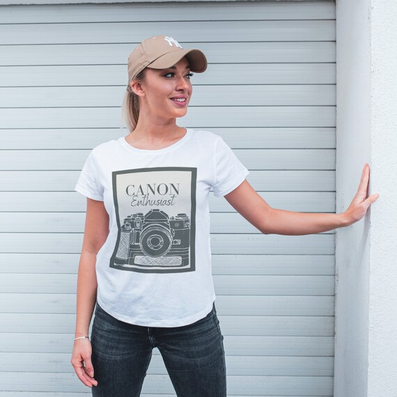 Camiseta canon Enthusiast Slogan / Camisas fotógrafos / - Etsy España