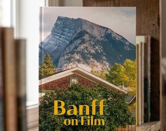 Banff Photo Book II – 35mm Film Photography | Banff National Park, Lake Louise, Moraine Lake | Alberta Canada Travel Gift | Hardcover Book