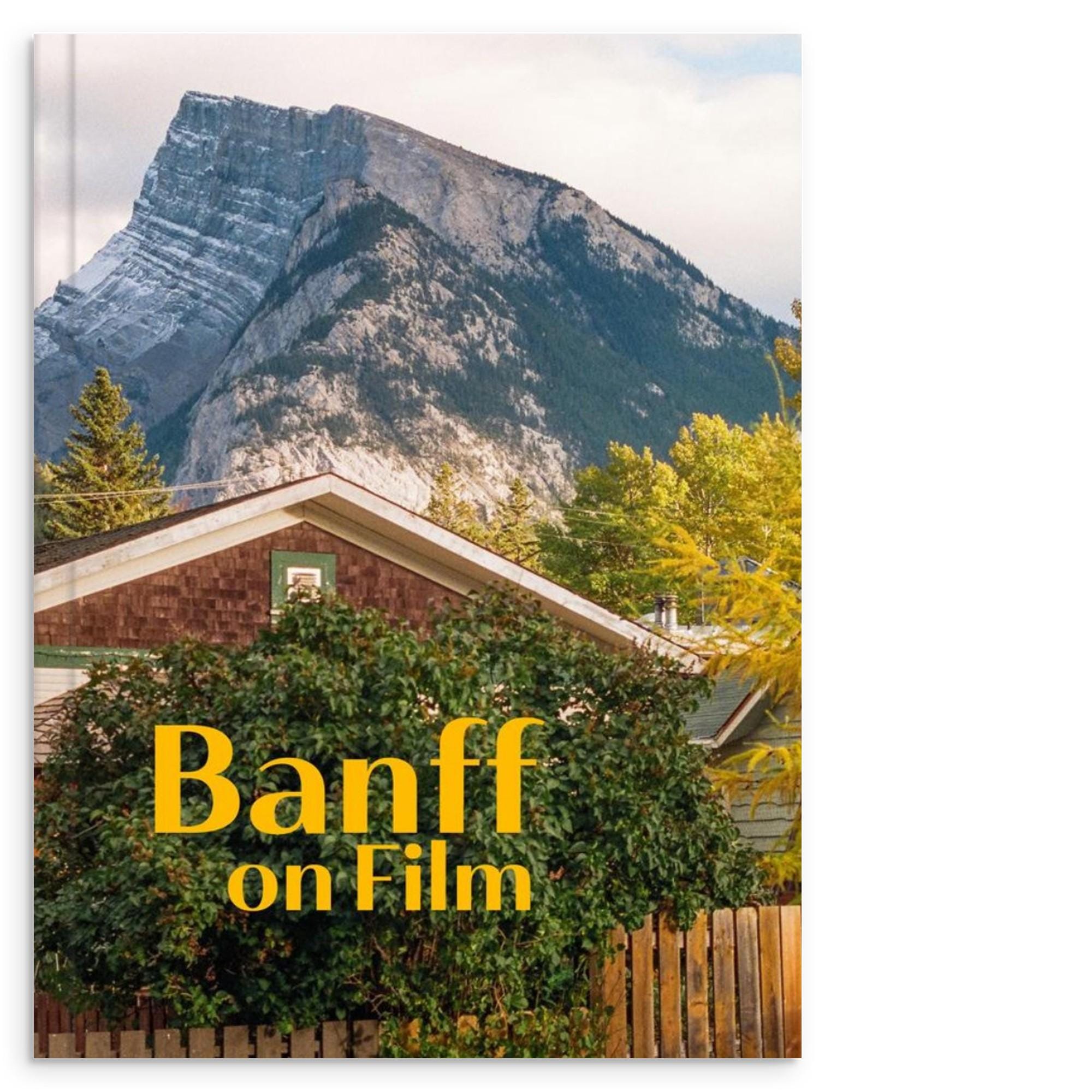 Banff Photo Book – 35mm Film Photography | Banff National Park, Lake Louise, Moraine Lake | Alberta Canada Travel Gift | Hardcover Book