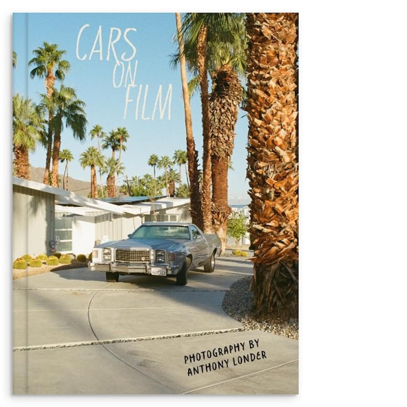 Classic Cars on Film | Hardcover Photo Book | 35mm Film Photography | Vintage and Retro Cars | Street Photography | Car Coffee Table Book image 1